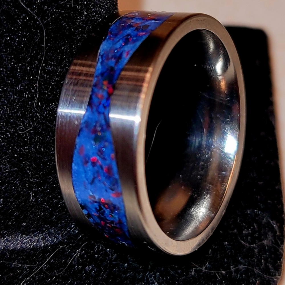 Handmade wave river glow ring - Picture 2 of 5